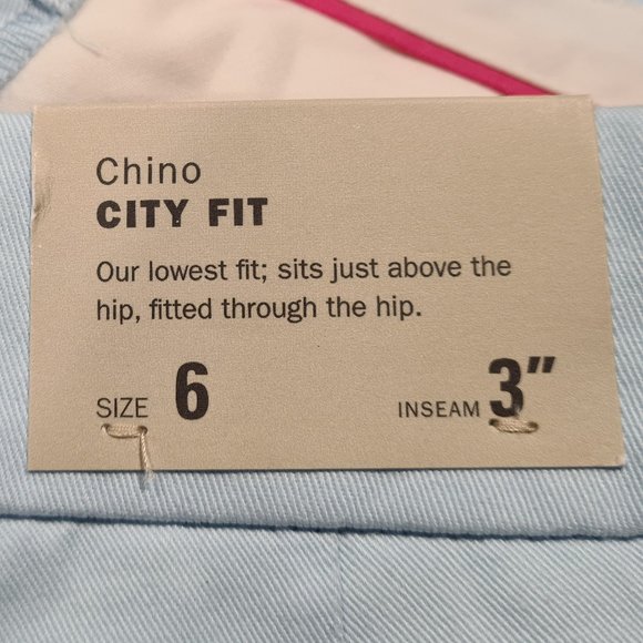 J.Crew NWT Swan Embroidered Chino Shorts size 6 - Picture 6 of 7